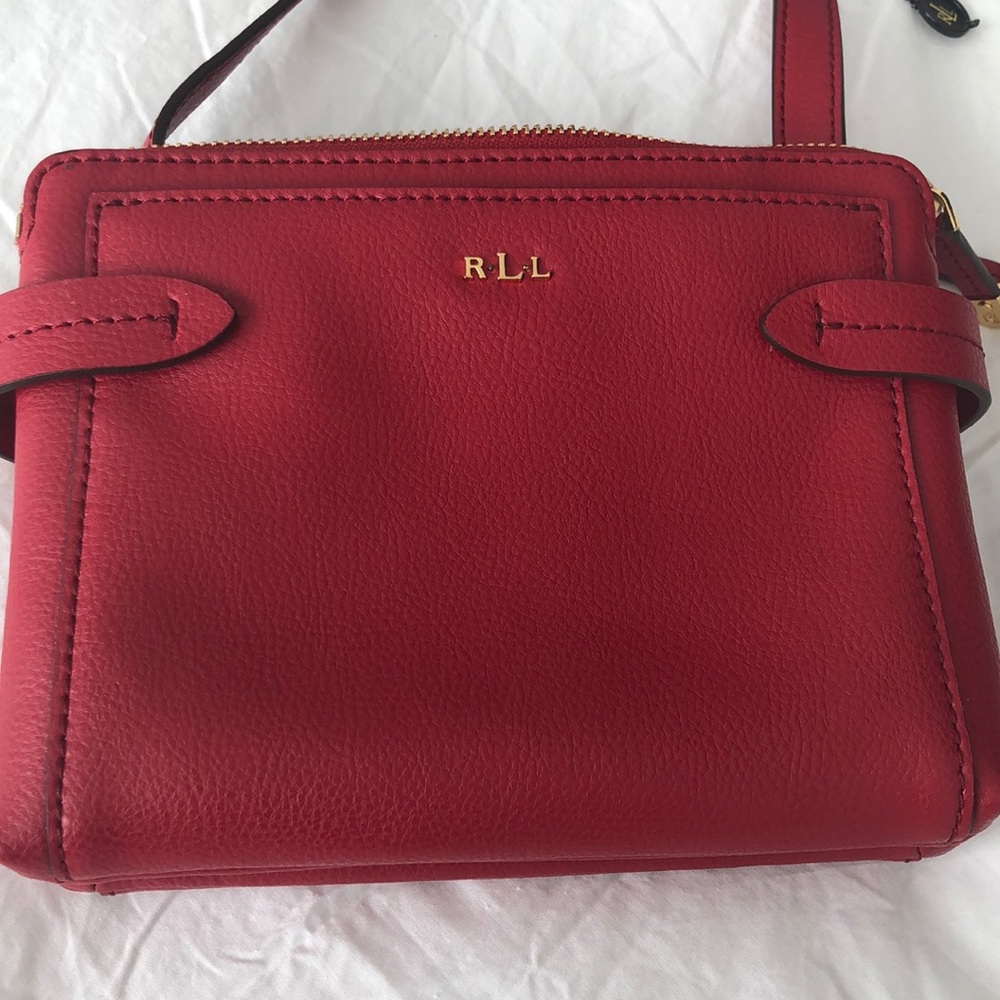Red Ralph Lauren Purse - Picture 4 of 5